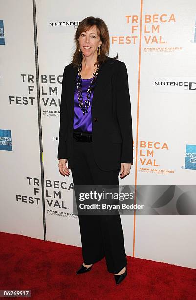 Tribeca Film Festival co-founder Jane Rosenthal attends the premiere of "The Girlfriend Experience" during the 2009 Tribeca Film Festival at BMCC...