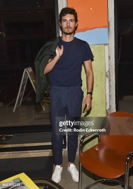 Photographer David Kitz poses for portrait at the 13 Bonaparte US flagship store launch celebration on October 17, 2017 in Los Angeles, California.