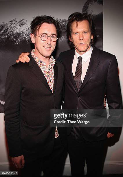 Actors Alan Cummings and Kevin Bacon attend the Ubuntu 10 Year Anniversary Gala at Terminal 5 on April 28, 2009 in New York City.