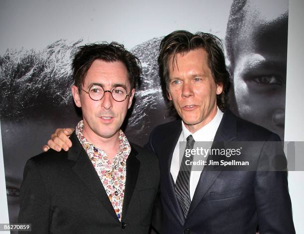 Alan Cumming and Kevin Bacon attend Ubuntu's 10 year anniversary gala on April 28, 2009 at Terminal 5 in New York City.