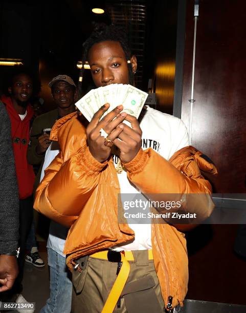 Joey Badass attends Tidal X: Brooklyn at Barclays Center on October 17, 2017 in the Brooklyn borough of New York City, New York.