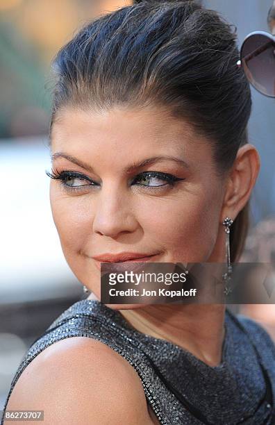 Singer Fergie arrives at the Los Angeles Industry Screening "Xmen Origins: Wolverine" at Grauman's Chinese Theater on April 28, 2009 in Hollywood,...