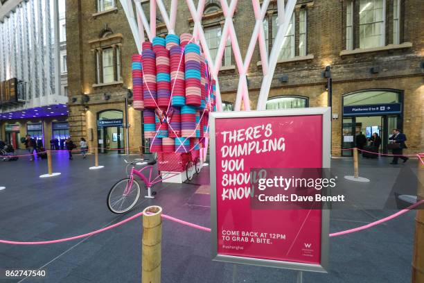 General view of the W Hotels pop-up in partnership with Chef Ning Ma of Mamalan to celebrate the opening of W Shanghai - The Bund at Kings Cross...