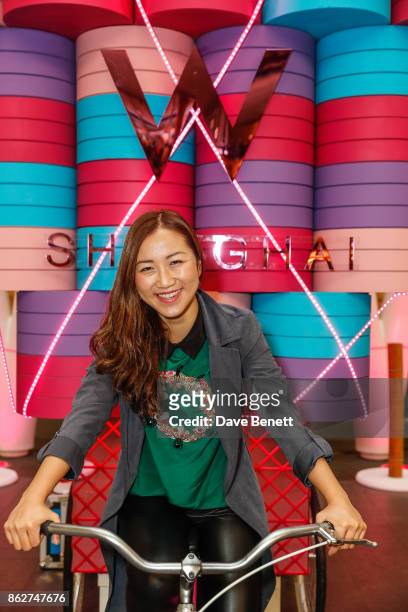 Ning Ma attends W Hotels pop-up in partnership with Chef Ning Ma of Mamalan to celebrate the opening of W Shanghai - The Bund at Kings Cross Station...