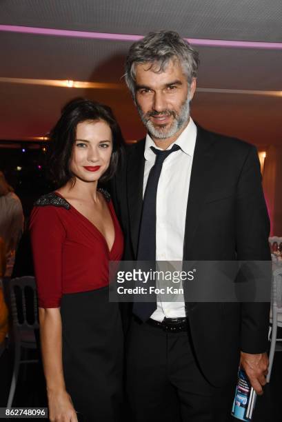 Alice Dufour and Francois Vincentelli attend the 'Gala de L'Espoir' Auction Dinner Against Cancer at the Theatre des Champs Elysees on October 17,...