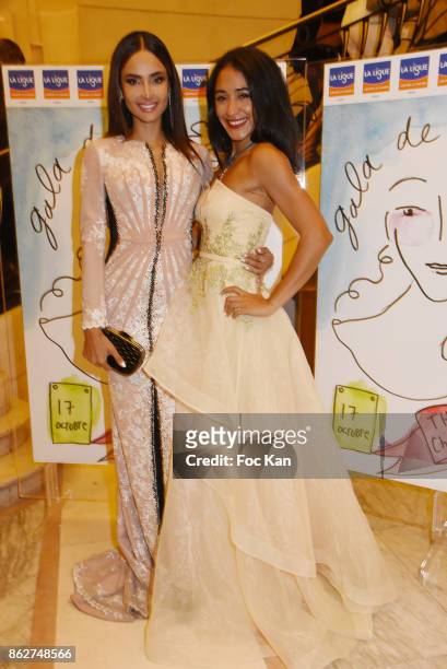 Patricia Contreras and Josephine Jobert attend the 'Gala de L'Espoir' Auction Dinner Against Cancer at the Theatre des Champs Elysees on October 17,...