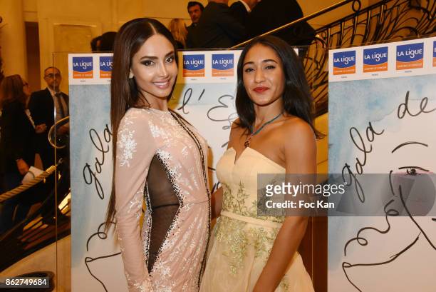 Patricia Contreras and Josephine Jobert attend the 'Gala de L'Espoir' Auction Dinner Against Cancer at the Theatre des Champs Elysees on October 17,...