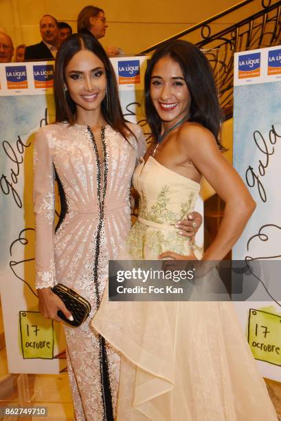 Patricia Contreras and Josephine Jobert attend the 'Gala de L'Espoir' Auction Dinner Against Cancer at the Theatre des Champs Elysees on October 17,...