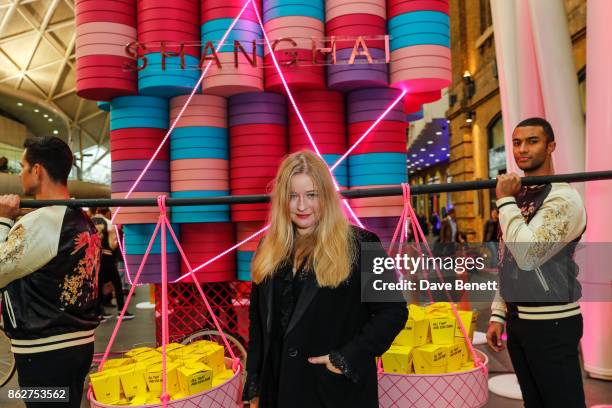 Sasha Wilkins attends W Hotels pop-up in partnership with Chef Ning Ma of Mamalan to celebrate the opening of W Shanghai - The Bund at Kings Cross...