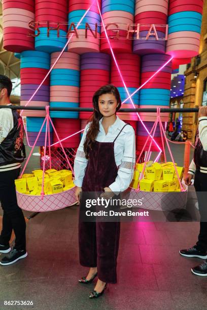 Peony Lim attends W Hotels pop-up in partnership with Chef Ning Ma of Mamalan to celebrate the opening of W Shanghai - The Bund at Kings Cross...