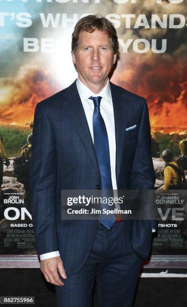 Producer Erik Howsam attends the "Only The Brave" New York screening at iPic Theater on October 17, 2017 in New York City.