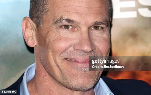 Actor Josh Brolin attends the "Only The Brave" New York screening at iPic Theater on October 17, 2017 in New York City.