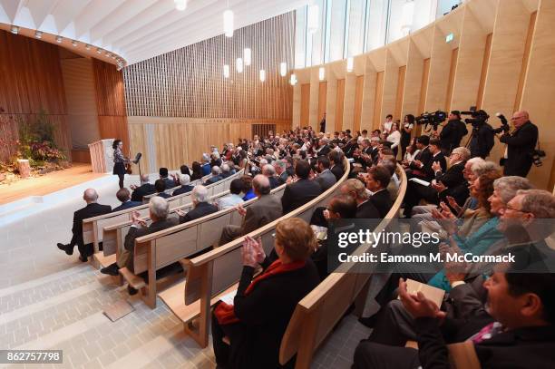 Camilla, Duchess of Cornwall visits Worcester College Oxford with His Royal Highness Sultan Nazrin Shah of Perak, Malaysia at Worcester College...