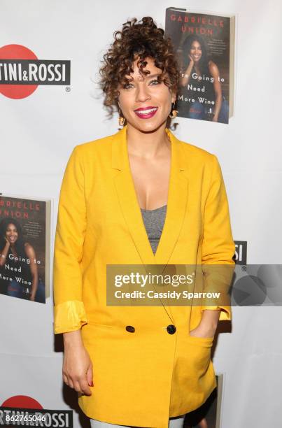 Nicole Lyn aka DJ Ms Mix attends the Martini & Rossi Gabrielle Union Book Tour After Party at The Jimmy at the James Hotel on October 17, 2017 in New...