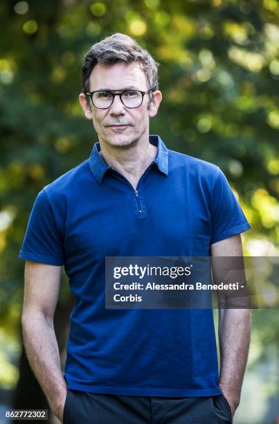 Michel Hazanavicius attends a photocall for 'Redoubtable ' on October 18, 2017 in Rome, Italy.