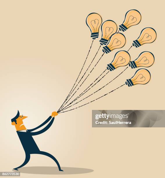 getting ideas - lob stock illustrations