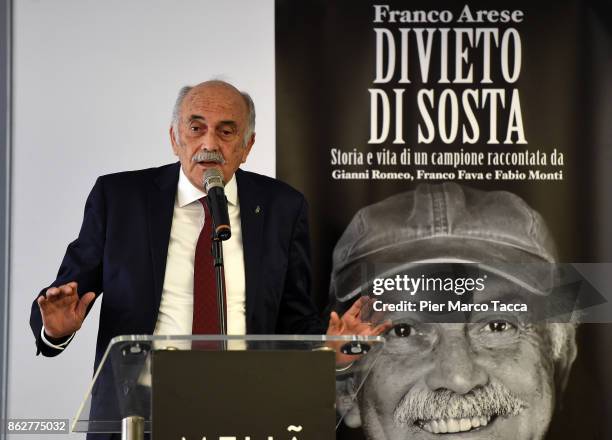 Franco Arese attends the 'Divieto di sosta' book presentation on October 18, 2017 in Milan, Italy.