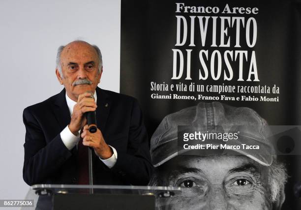 Franco Arese attends the 'Divieto di sosta' book presentation on October 18, 2017 in Milan, Italy.
