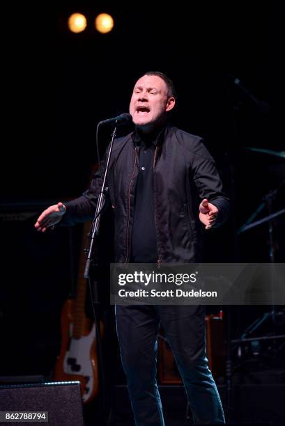 Singer David Gray performs onstage at The Greek Theatre on October 17, 2017 in Los Angeles, California.