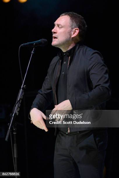 Singer David Gray performs onstage at The Greek Theatre on October 17, 2017 in Los Angeles, California.
