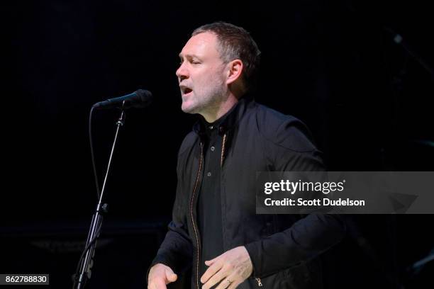 Singer David Gray performs onstage at The Greek Theatre on October 17, 2017 in Los Angeles, California.