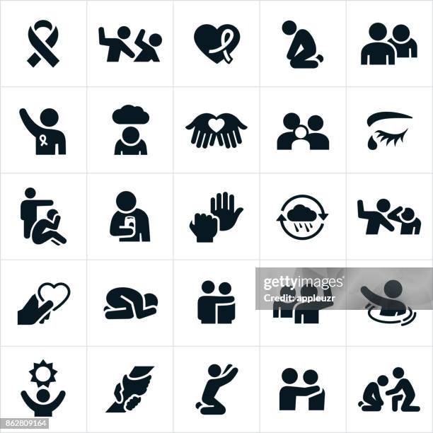 häusliche gewalt-symbole - weakness stock-grafiken, -clipart, -cartoons und -symbole