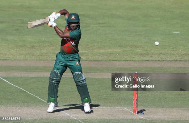 Imrul Kayes of Bangladesh during the 2nd Momentum ODI match between South Africa and Bangladesh at Boland Park on October 18, 2017 in Paarl, South...