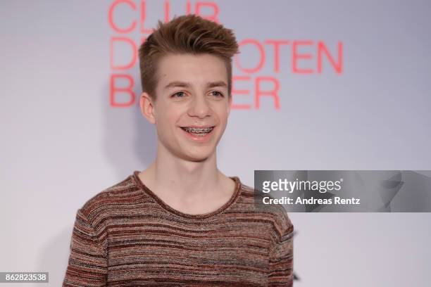 Actor Nick Julius Schuck attends 'Club der roten Baender' photocall at Astor Film Lounge on October 18, 2017 in Cologne, Germany.