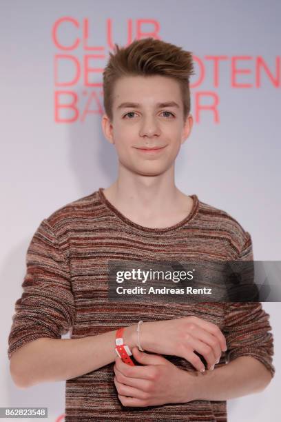 Actor Nick Julius Schuck attends 'Club der roten Baender' photocall at Astor Film Lounge on October 18, 2017 in Cologne, Germany.