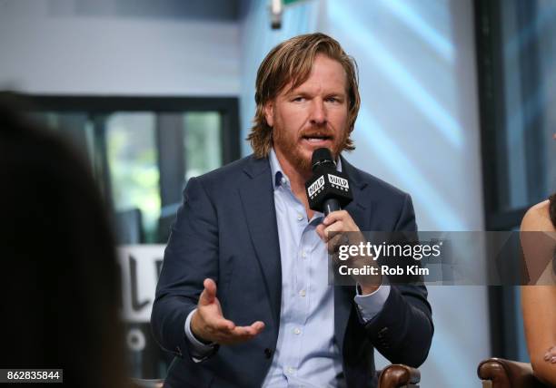 Chip Gaines discusses new book, "Capital Gaines: Smart Things I Learned Doing Stupid Stuff" at Build Studio on October 18, 2017 in New York City.