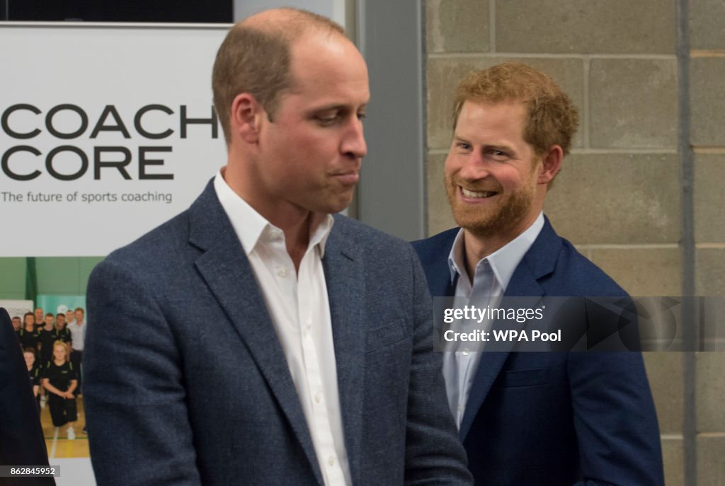 The Duke Of Cambridge & Prince Harry Attend The Coach Core Graduation