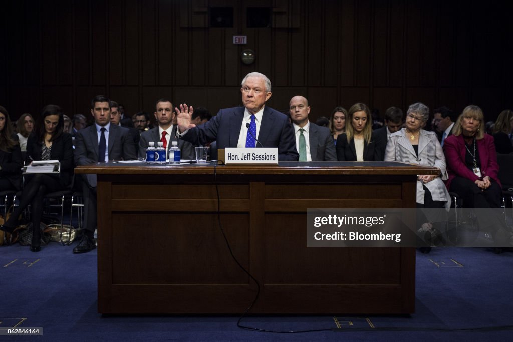 Attorney General Jeff Sessions Testifies Before The Senate Judiciary Committee