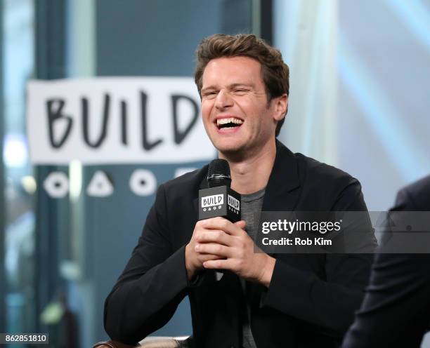 Jonathan Groff discusses "Mindhunter" at the Build Series at Build Studio on October 18, 2017 in New York City.