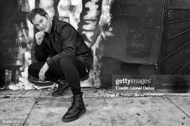 Actor Justin Prentice is photographed for Fault Magazine on May 30, 2017 in Los Angeles, California.