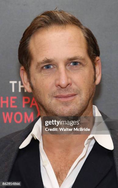 Josh Lucas attends the Meet & Greet Photo Call for the cast of Broadway's 'The Parisian Woman' at the New 42nd Street Studios on October 18, 2017 in...