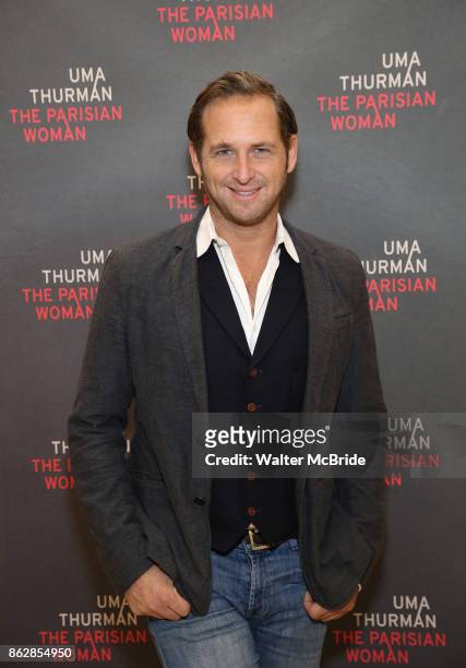 Josh Lucas attends the Meet & Greet Photo Call for the cast of Broadway's 'The Parisian Woman' at the New 42nd Street Studios on October 18, 2017 in...