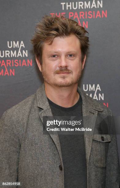 Playwright Beau Willimon attends the Meet & Greet Photo Call for the cast of Broadway's 'The Parisian Woman' at the New 42nd Street Studios on...