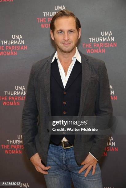 Josh Lucas attends the Meet & Greet Photo Call for the cast of Broadway's 'The Parisian Woman' at the New 42nd Street Studios on October 18, 2017 in...