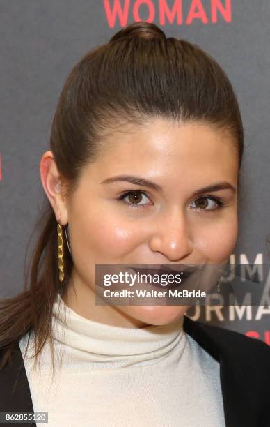 Phillipa Soo attends the Meet & Greet Photo Call for the cast of Broadway's 'The Parisian Woman' at the New 42nd Street Studios on October 18, 2017...