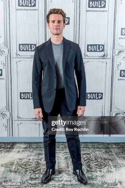 Jonathan Groff discusses "Mindhunter" with the Build Series at Build Studio on October 18, 2017 in New York City.