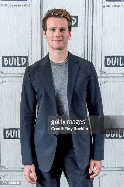 Jonathan Groff discusses "Mindhunter" with the Build Series at Build Studio on October 18, 2017 in New York City.