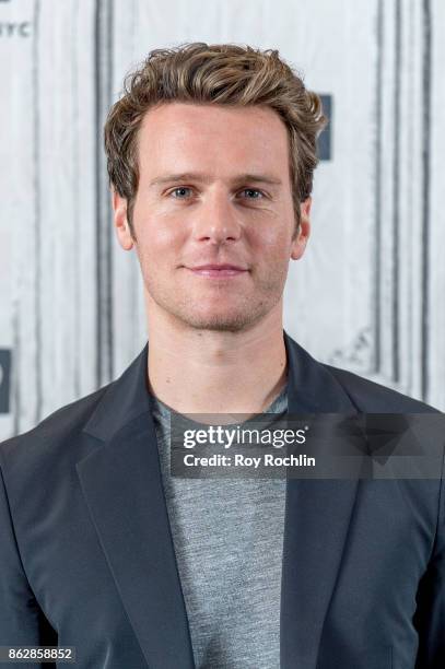 Jonathan Groff discusses "Mindhunter" with the Build Series at Build Studio on October 18, 2017 in New York City.