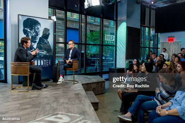 Jonathan Groff discusses "Mindhunter" with the Build Series at Build Studio on October 18, 2017 in New York City.