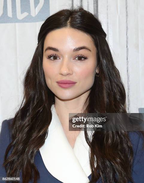 Crystal Reed attends the Build Series at Build Studio on October 18, 2017 in New York City.