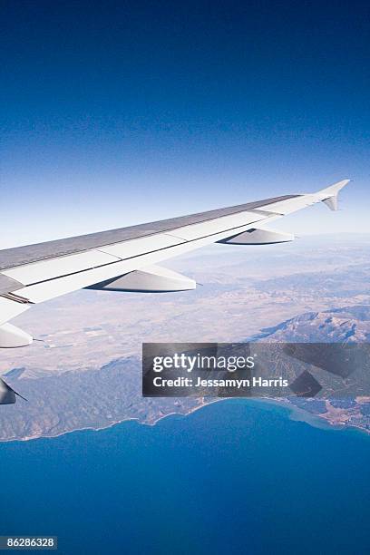 aircraft wing - jessamyn harris stock pictures, royalty-free photos & images