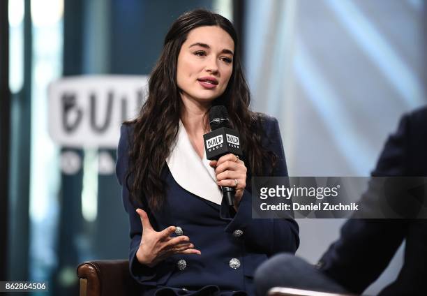 Crystal Reed attends the Build Series to discuss her role in 'Gotham' at Build Studio on October 18, 2017 in New York City.
