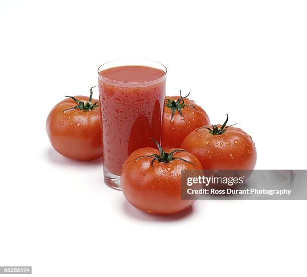 tomato juice and tomatoes - tomato juice stock pictures, royalty-free photos & images