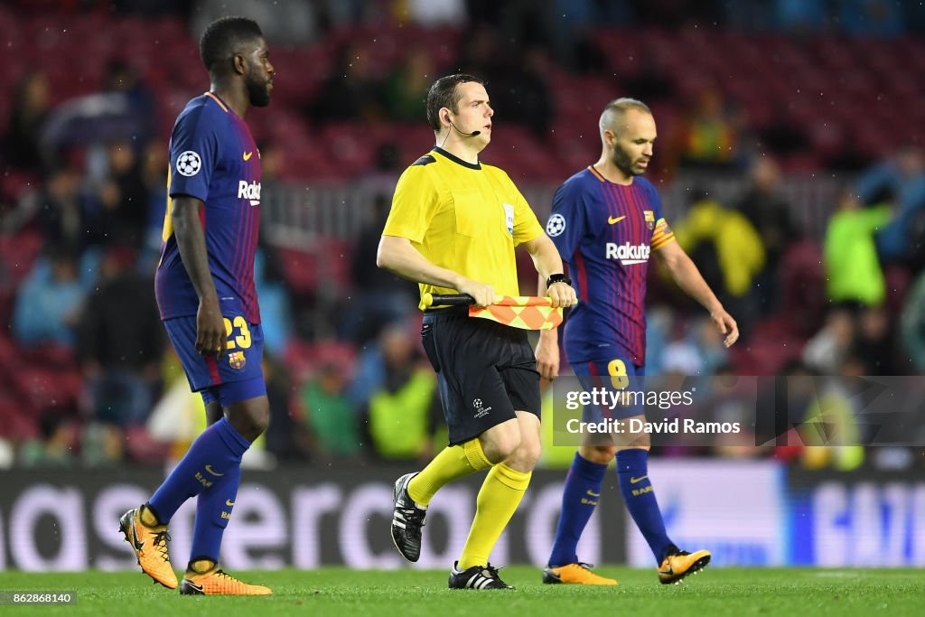 FC Barcelona v Olympiakos Piraeus - UEFA Champions League