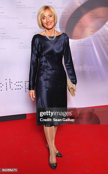 Television hostess Petra Gerster attends the Sustainability Award 2009 at the German Historical Museum on April 29, 2009 in Berlin, Germany.