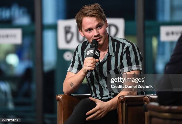 Sam Strike attends the Build Series to discuss the new movie 'Leahterface' at Build Studio on October 18, 2017 in New York City.
